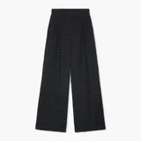 Zwarte Dames Broek Tweed Dollar Lurex