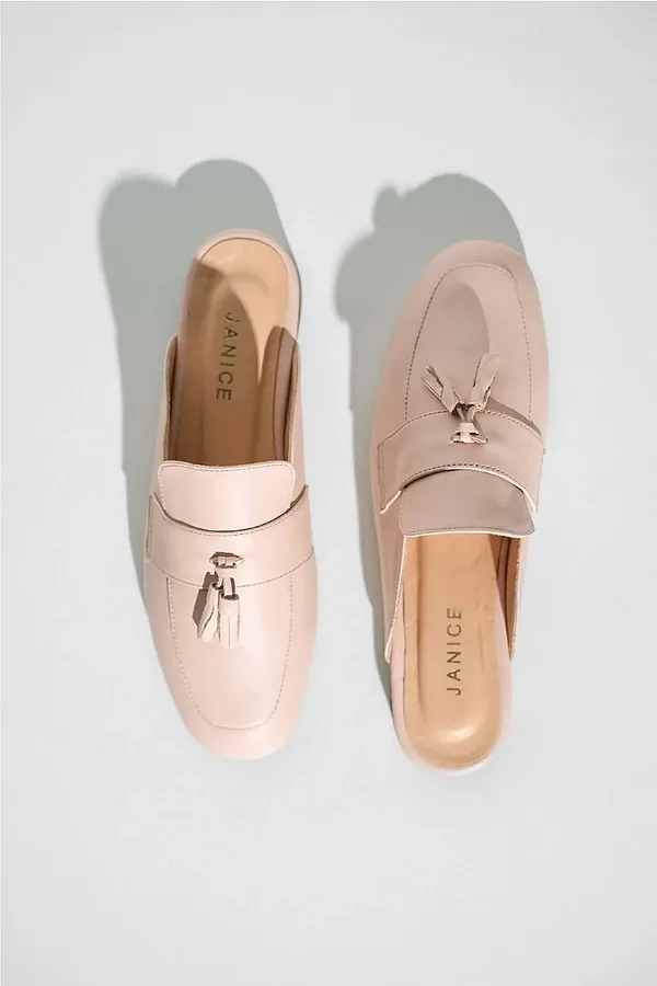 Instappers Loafers Dames Burt Mule Roze