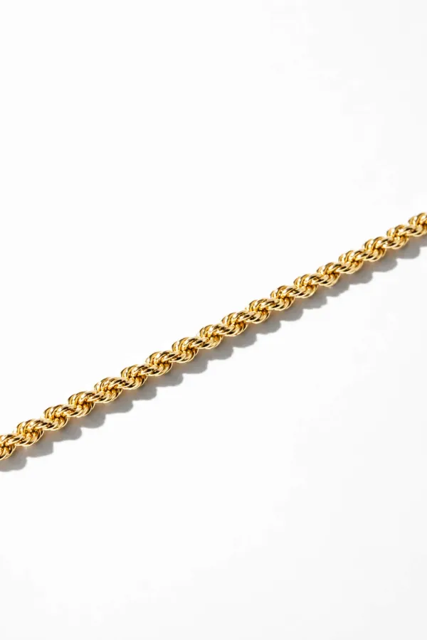 Gouden Armband Gedraaide Schakel Chester Twisted Chain