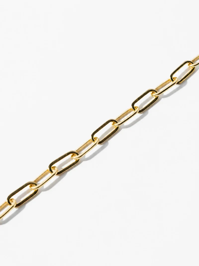Gouden Armband Paperclip Schakel Legend