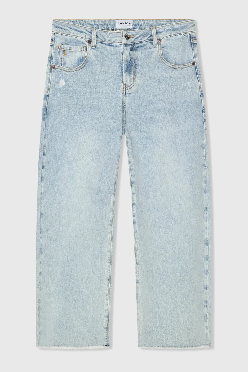 Barrel Jeans Dames Mid Rise Stretch Baxter Blauw 565