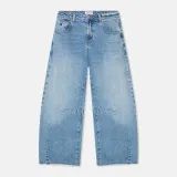 Barrel Jeans Dames Midrise Billy Blauw 379