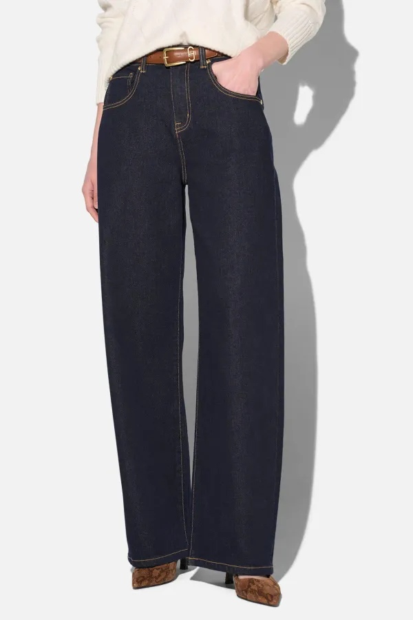 Barrel Jeans Dames Stretch Mid Rise Baxter Japanese Denim