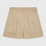 Beige Katoenen Shorts Dames Arthur