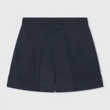 Blauwe Katoenen Shorts Dames Arthur