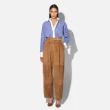 Blauwe Streep Blouse Dames Katoen Boyfriend Russ