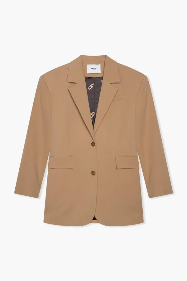 Oversized Blazer Dames Buddy Beige