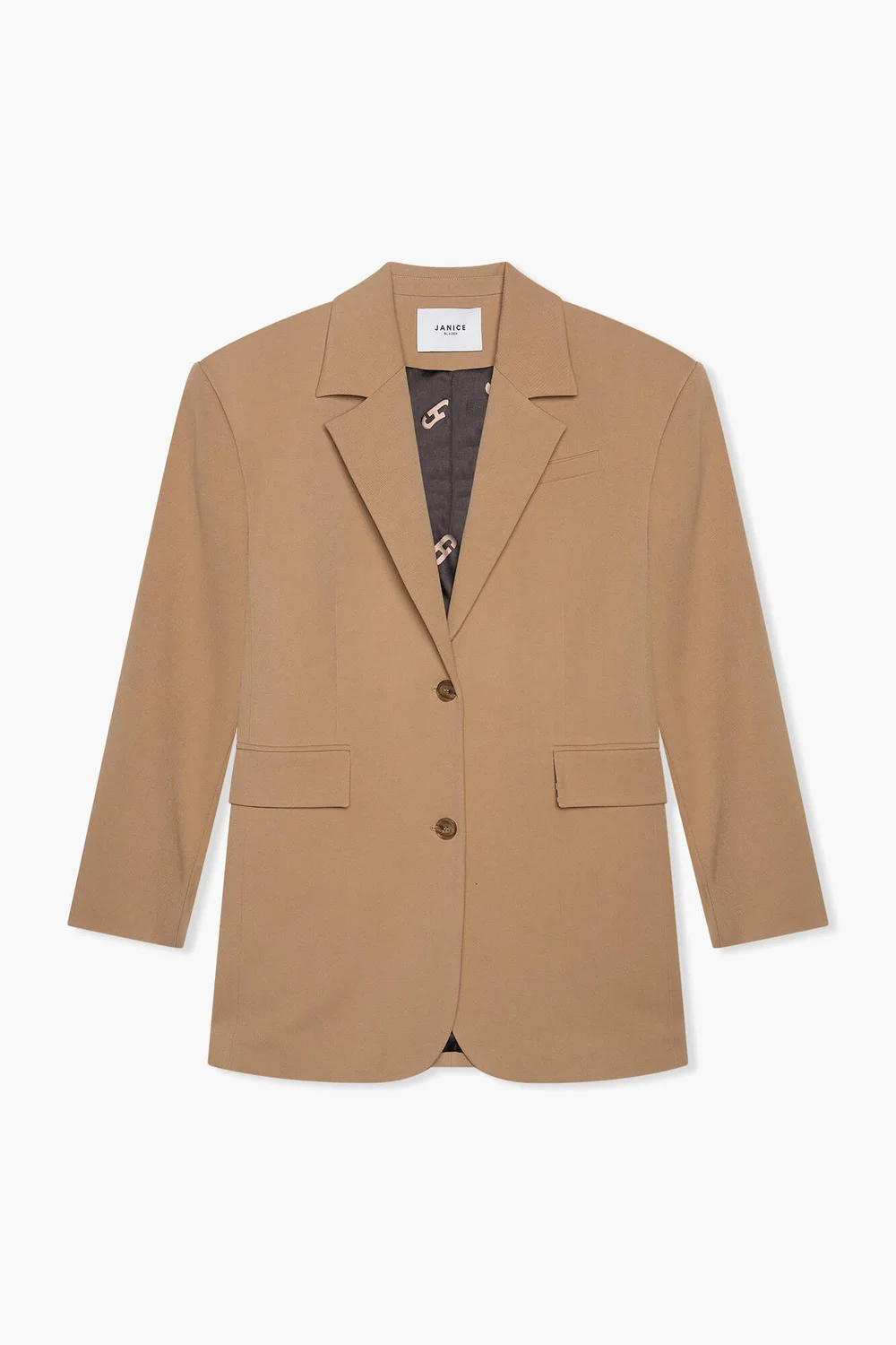 Oversized Blazer Dames Buddy Beige