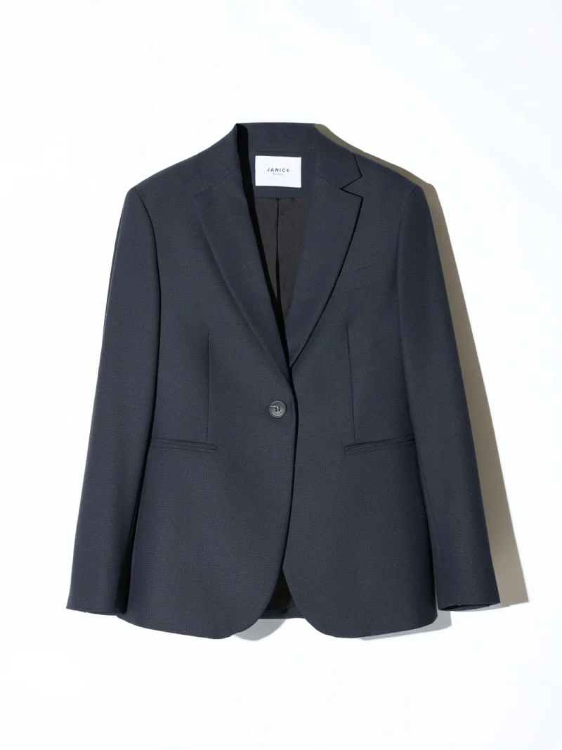 Blazer Dames Blauw Ruit Jeremy