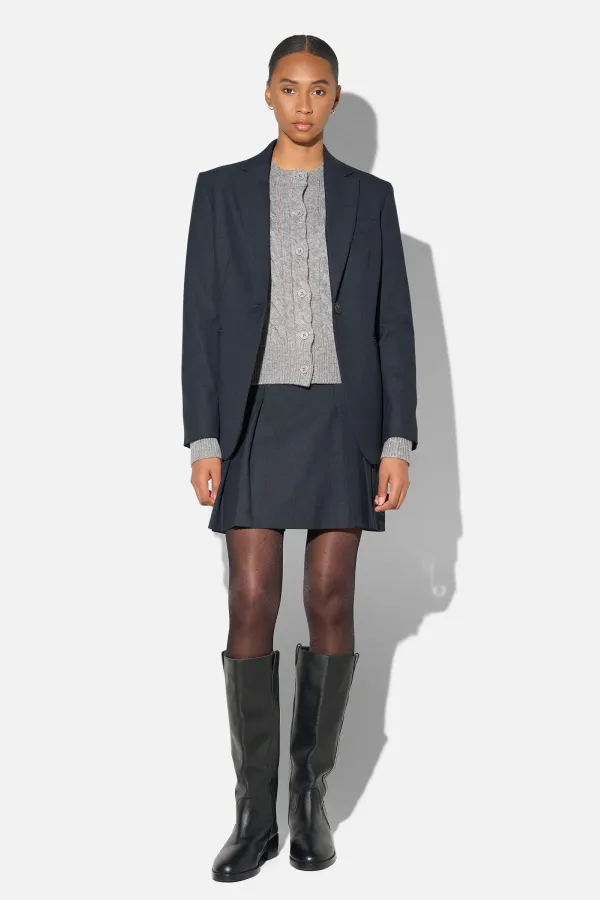 Blazer Dames Blauw Ruit Jeremy