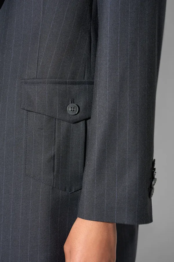 Blazer Dames Boyfriend Blauw Krijtstreep Hank