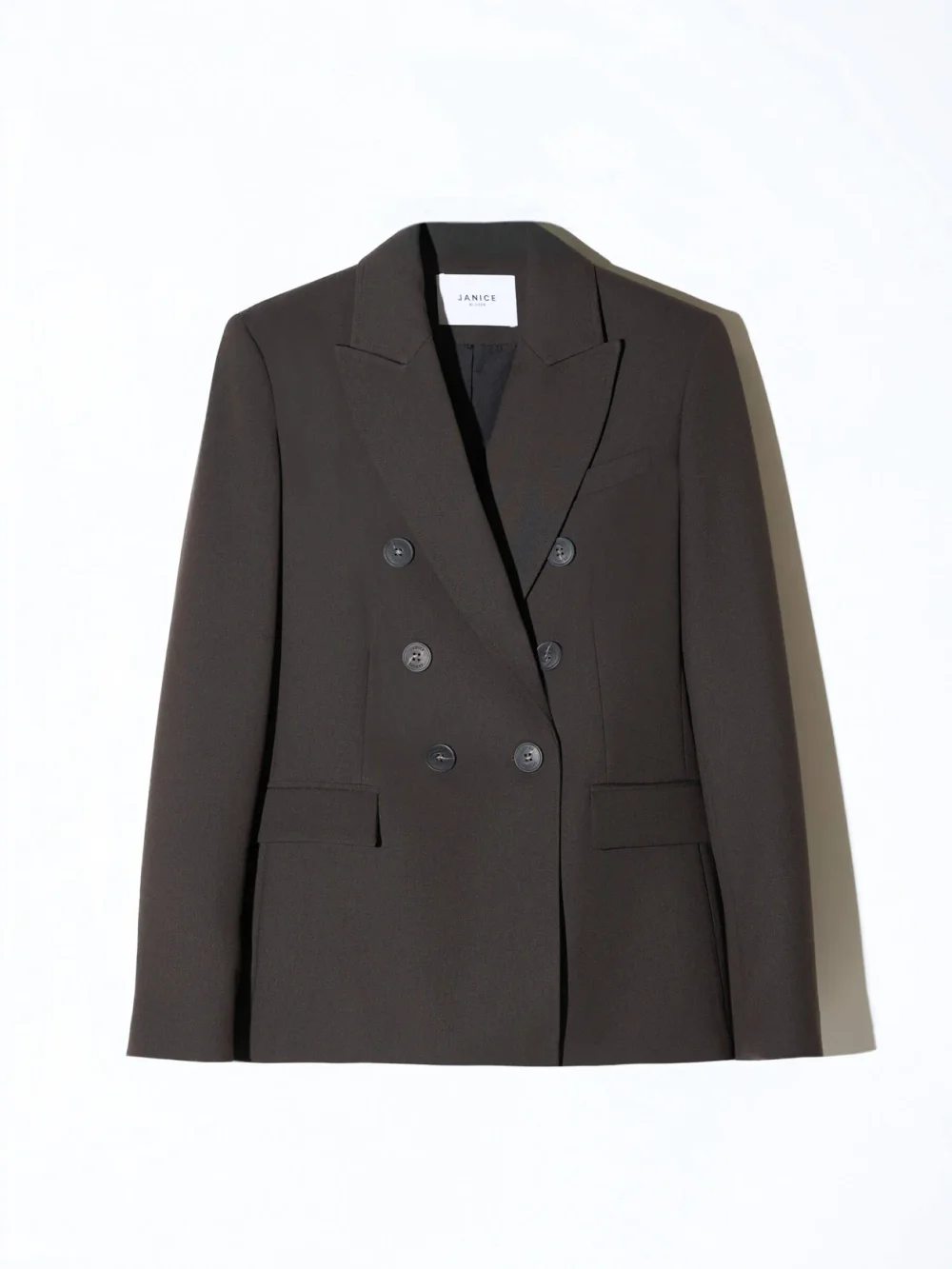 Blazer Dames Bruin Double Breasted Connor