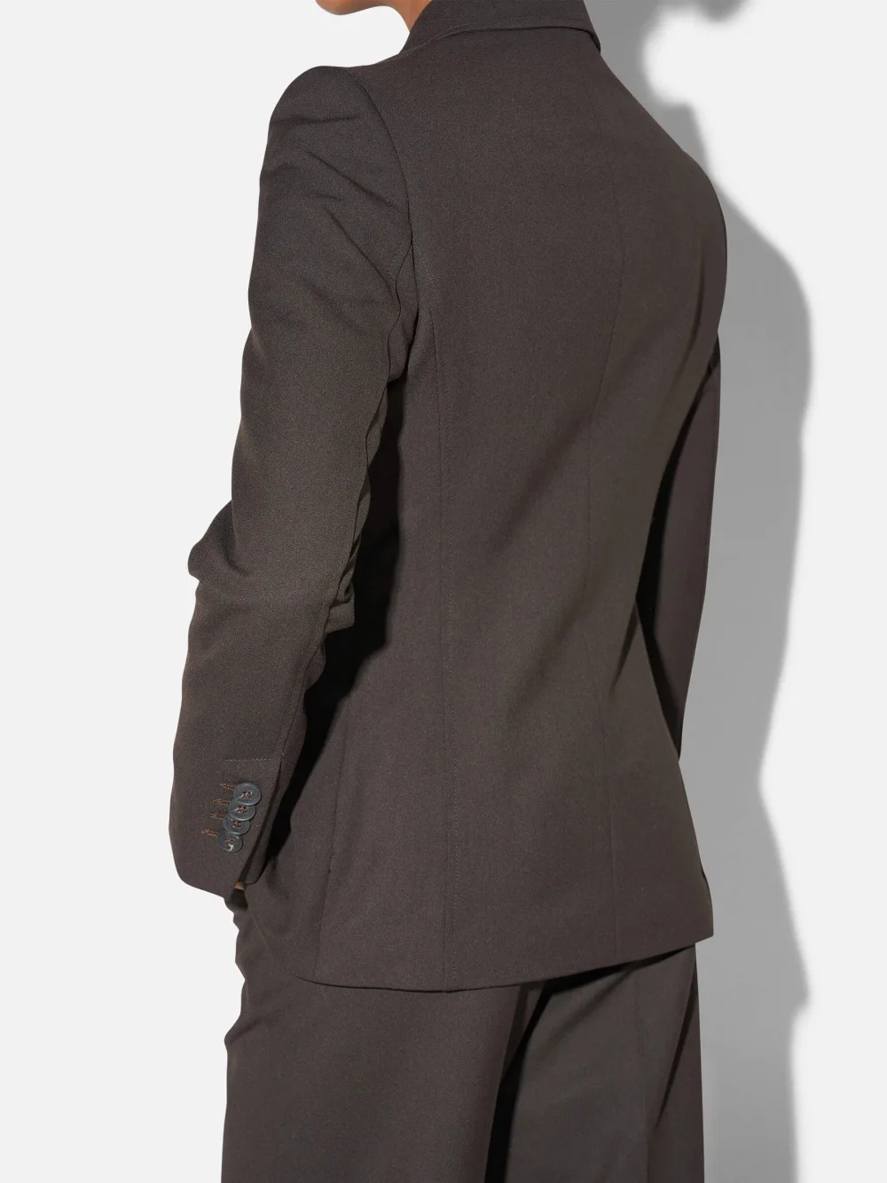 Blazer Dames Bruin Double Breasted Connor