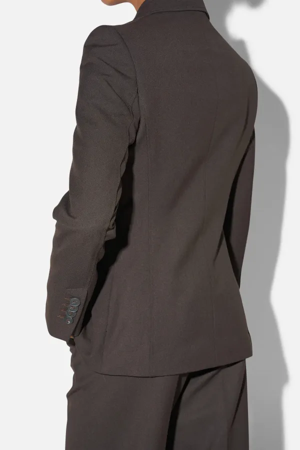 Blazer Dames Bruin Double Breasted Connor