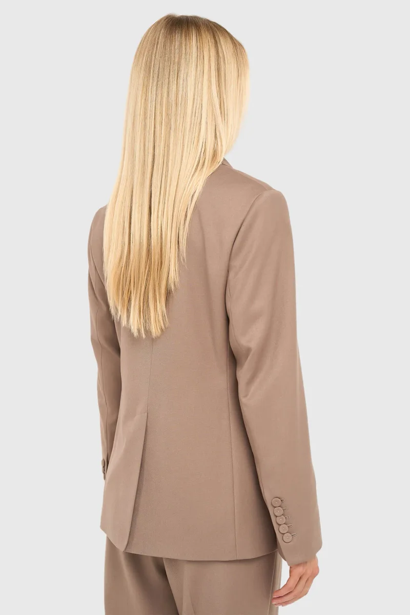 Blazer Dames Getailleerd Bruin Jeremy