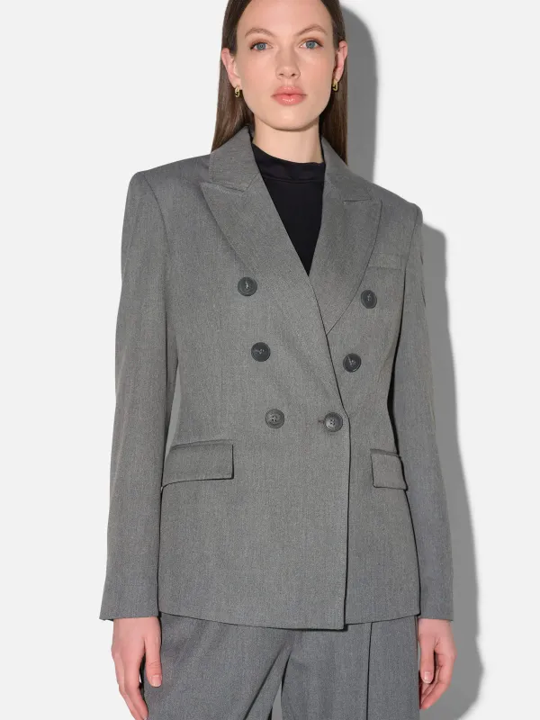 Blazer Dames Grijs Double Breasted Connor