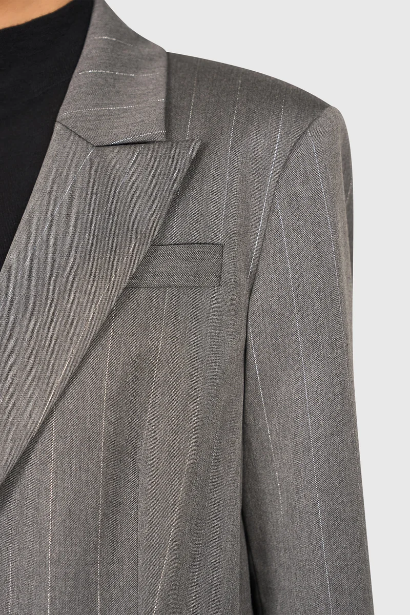 Hank Grijs Streep Lurex