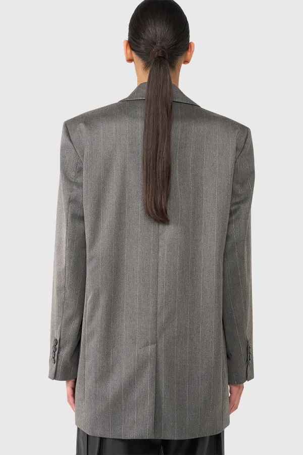 Hank Grijs Streep Lurex