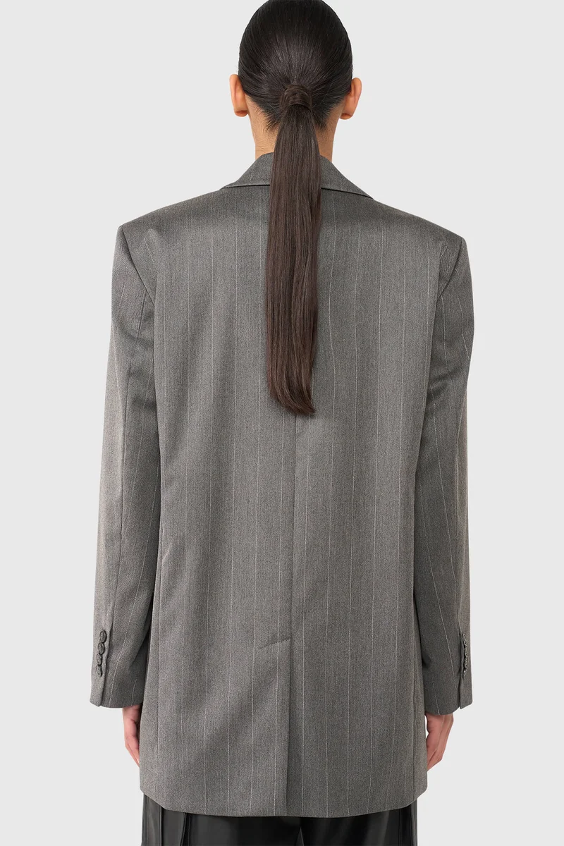 Hank Grijs Streep Lurex