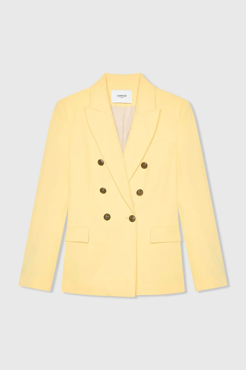 Blazer Dames Knopen Getailleerd Connor Geel