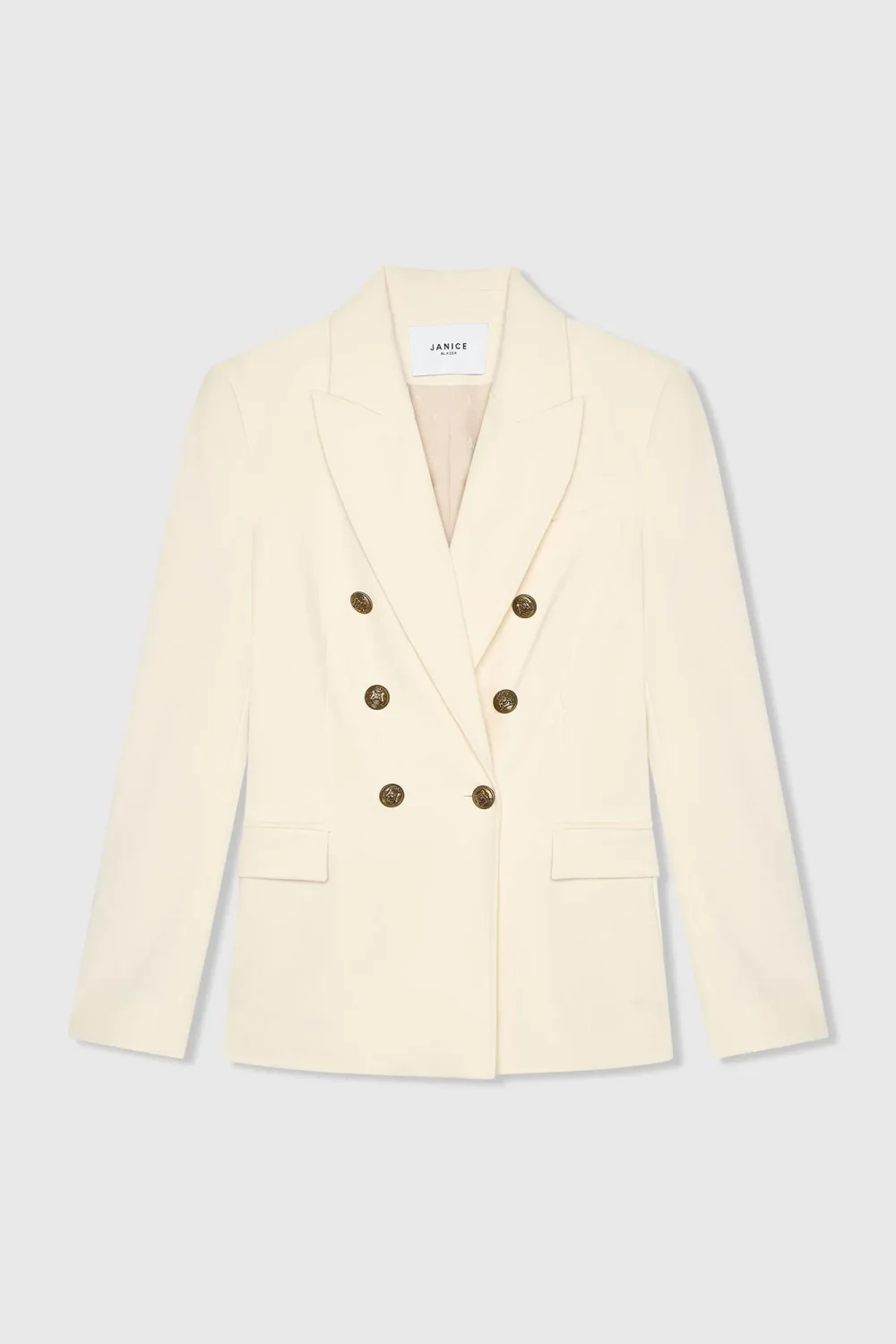 Blazer Dames Knopen Getailleerd Connor Off White