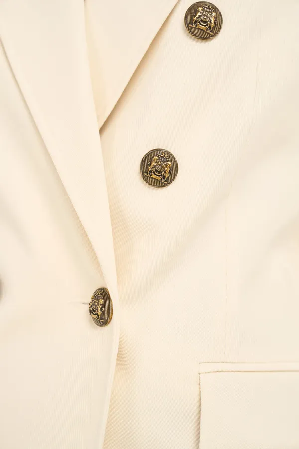 Blazer Dames Knopen Getailleerd Connor Off White