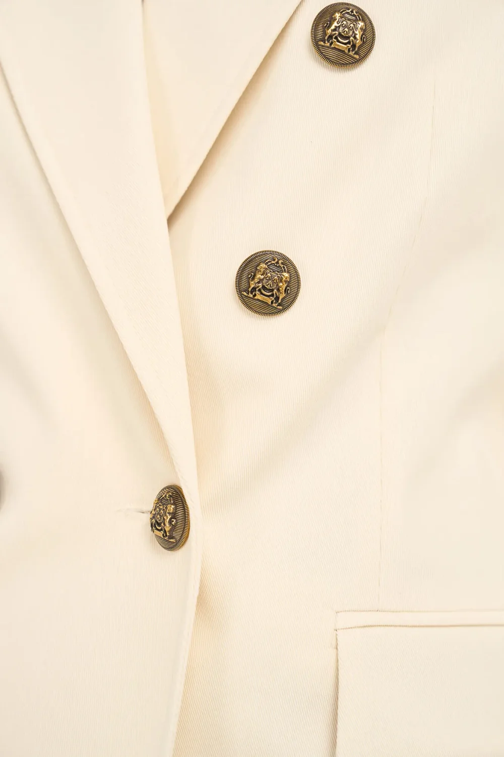 Blazer Dames Knopen Getailleerd Connor Off White