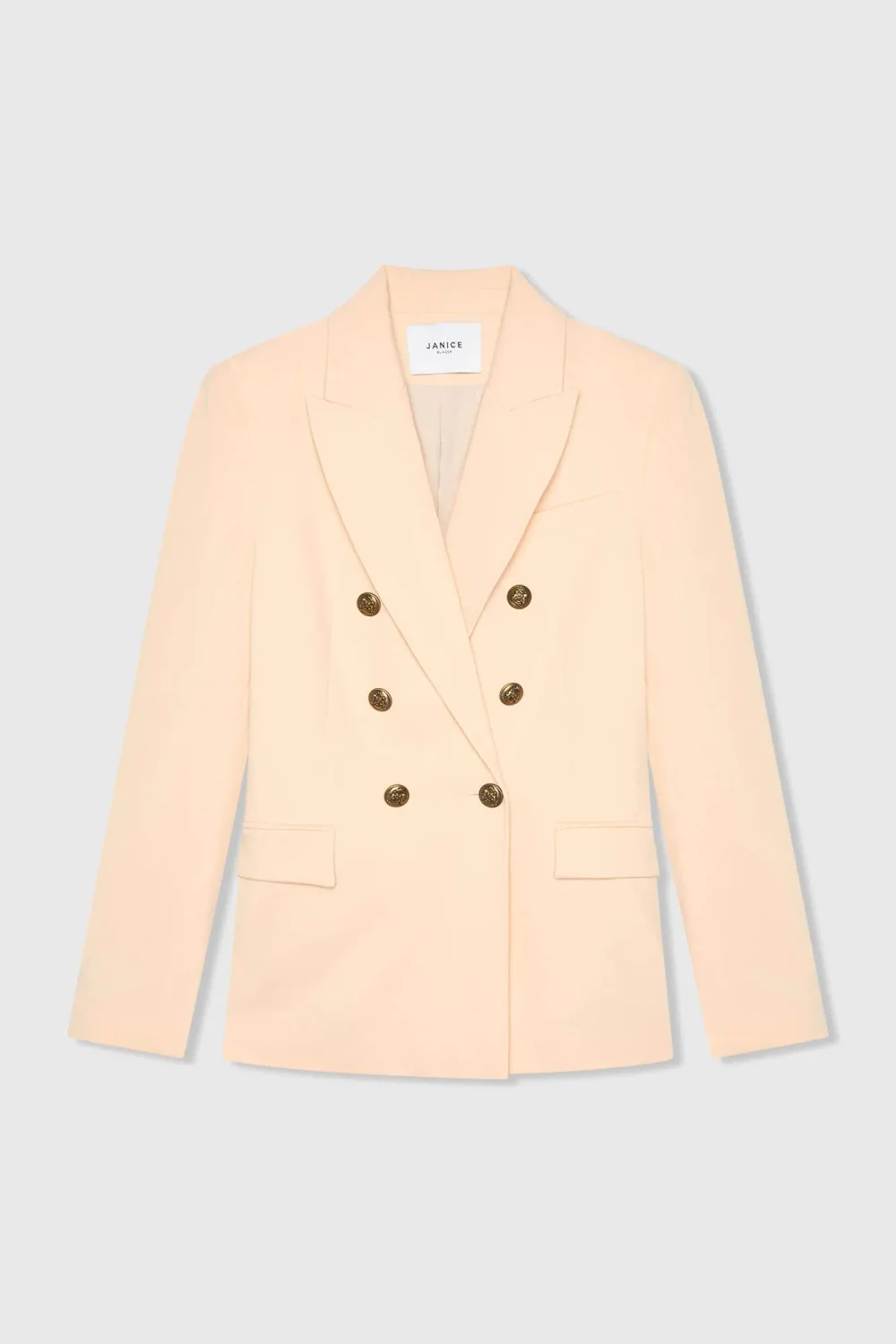 Blazer Dames Knopen Getailleerd Connor Peach