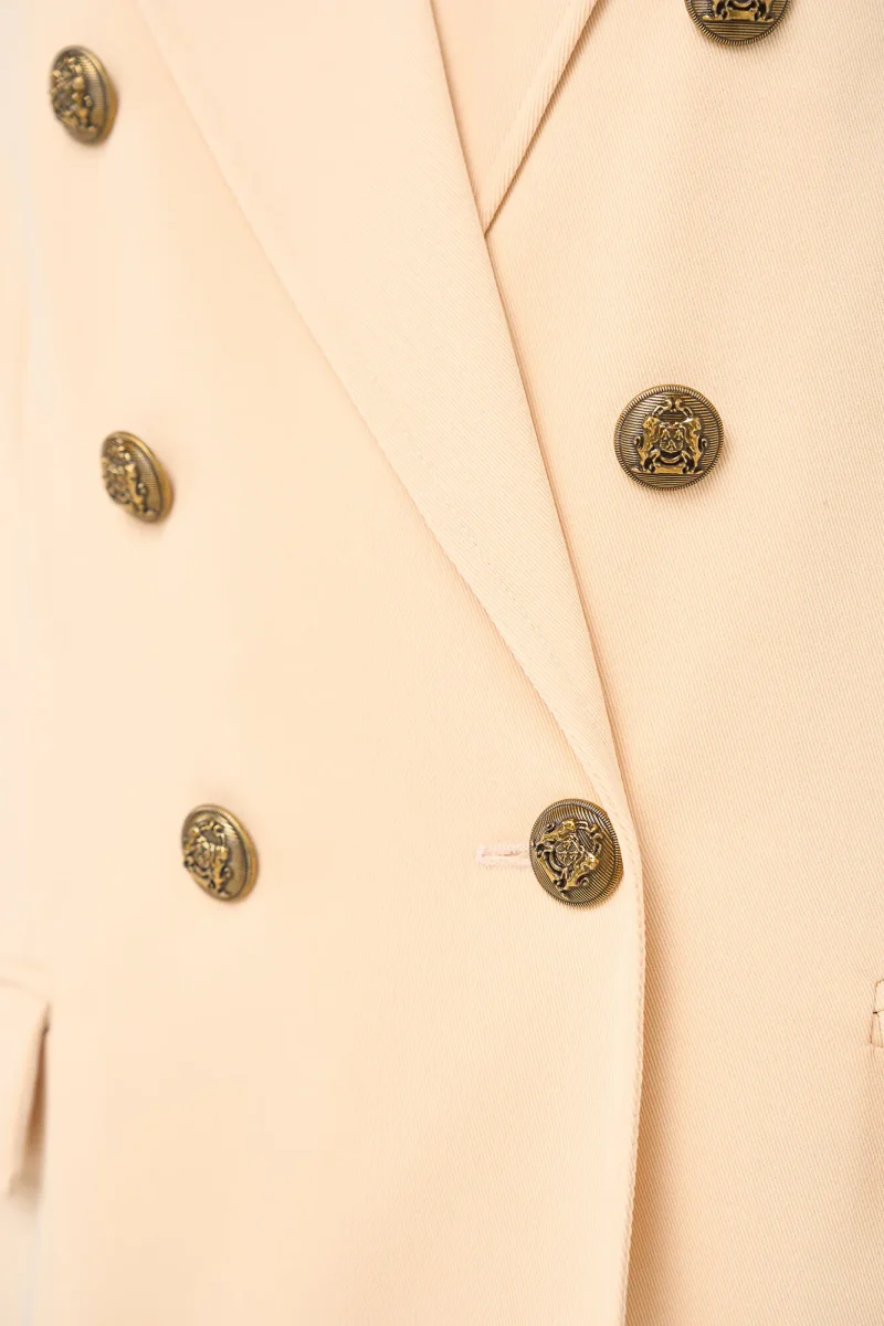 Blazer Dames Knopen Getailleerd Connor Peach
