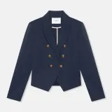 Blazer Dames Kort Blauw Ace
