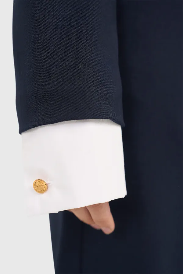 Blazer Dames Kort Blauw Stan