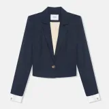 Blazer Dames Kort Blauw Stan