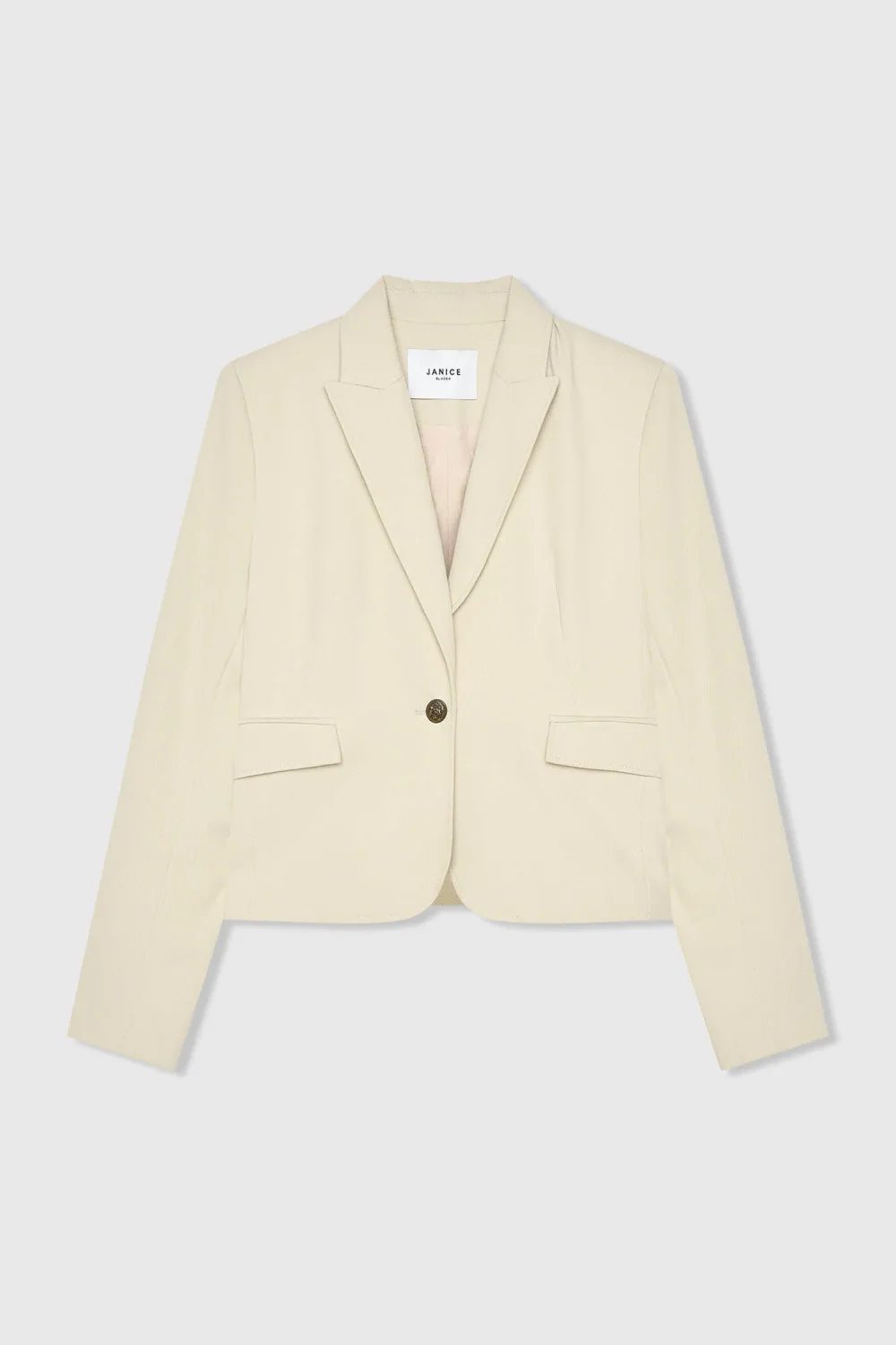 Blazer Dames Kort Getailleerd Lamar Groen
