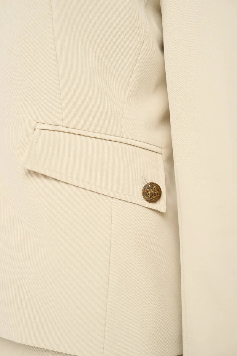 Blazer Dames Kort Getailleerd Lamar Groen