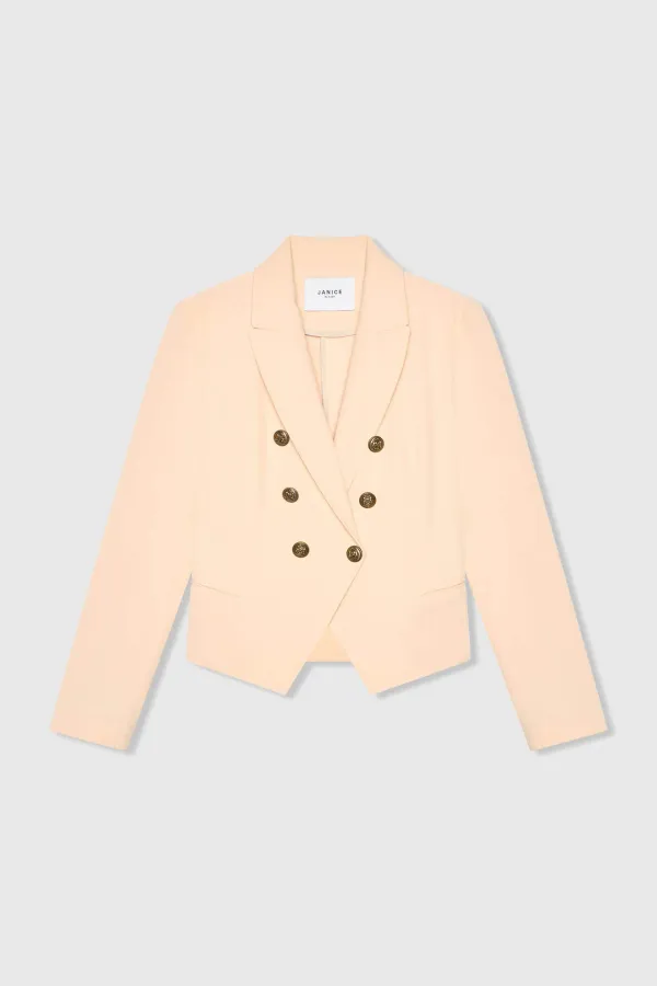 Blazer Dames Kort Peach Ace