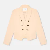 Blazer Dames Kort Peach Ace