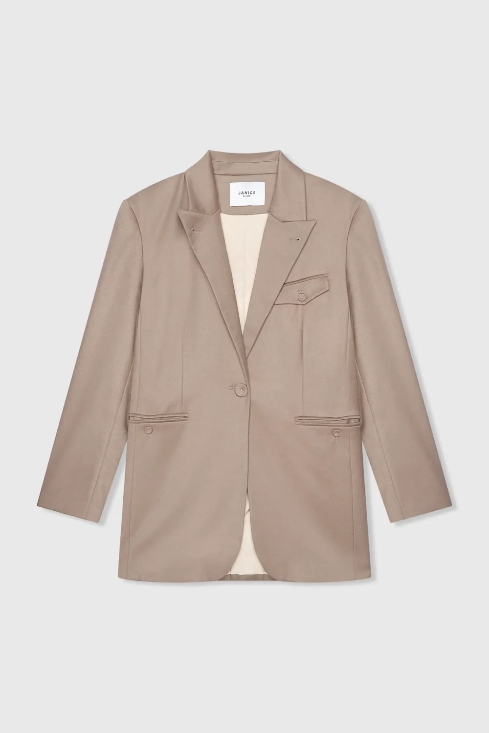 Blazer Dames Oversized Boyfriend Hank Bruin