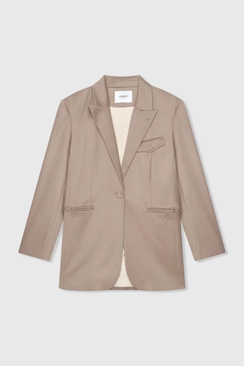 Blazer Dames Oversized Boyfriend Hank Bruin