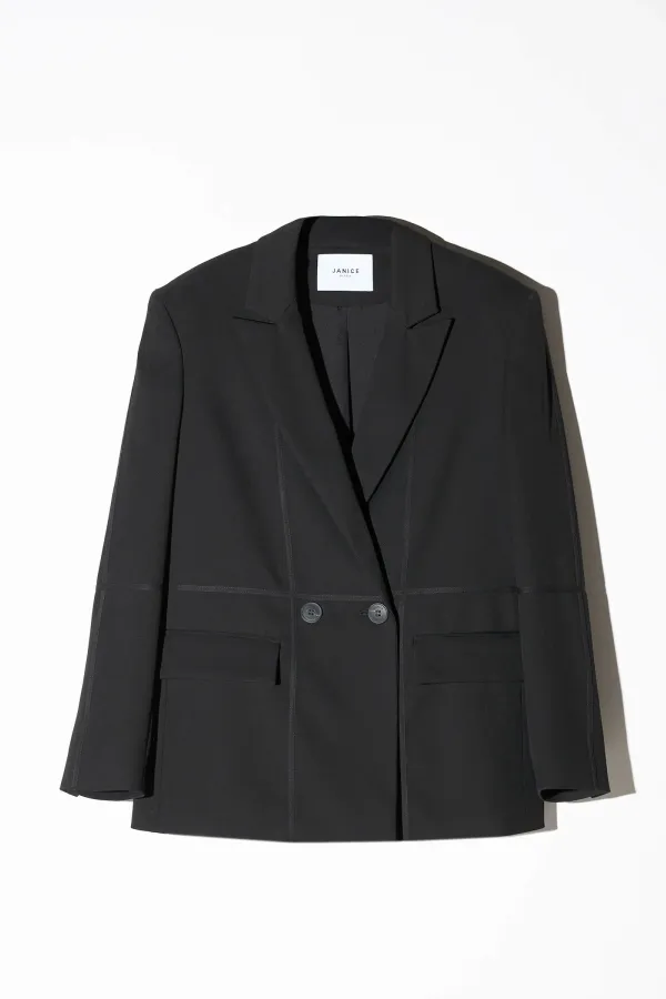 Blazer Dames Zwart Corset Jones