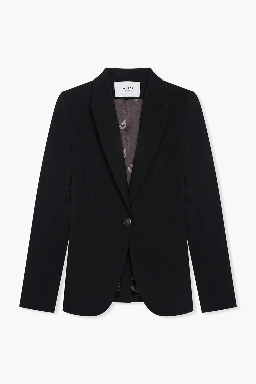 Blazer Dames Getailleerd Luke Zwart