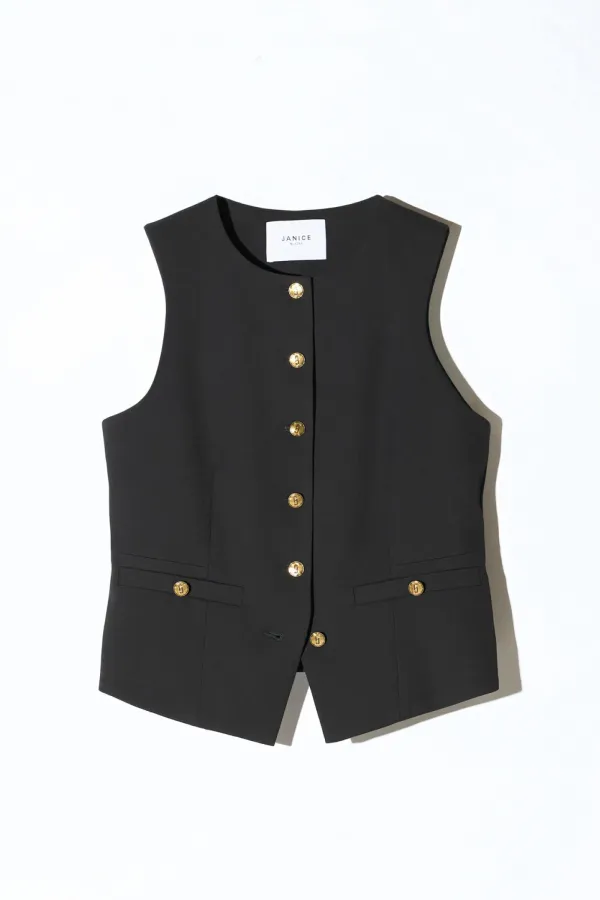 Blazer Vest Dames Zwart Samson