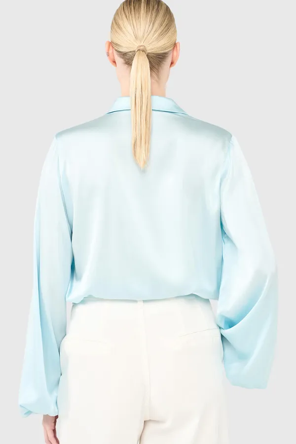 Abe Blouse Licht Blauw