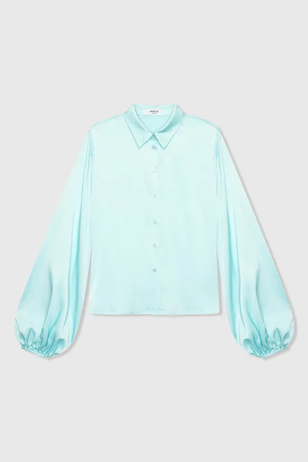 Abe Blouse Licht Blauw
