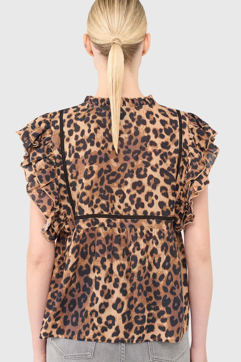 Carson Blouse Panterprint