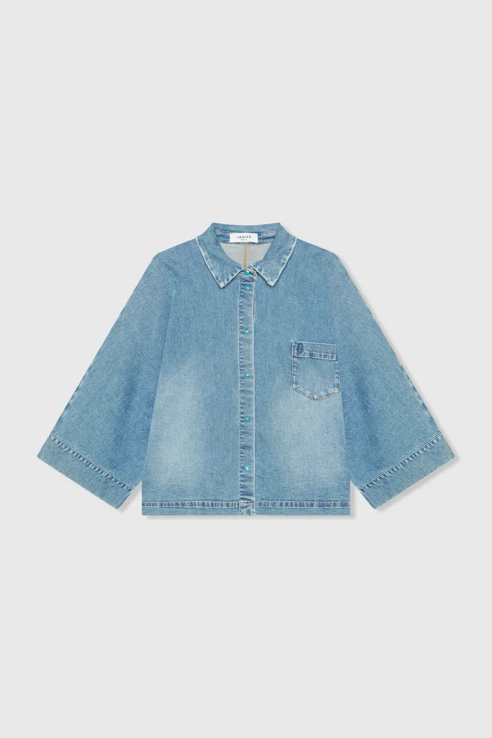 Blouse Dames Denim Kimono Carl 379