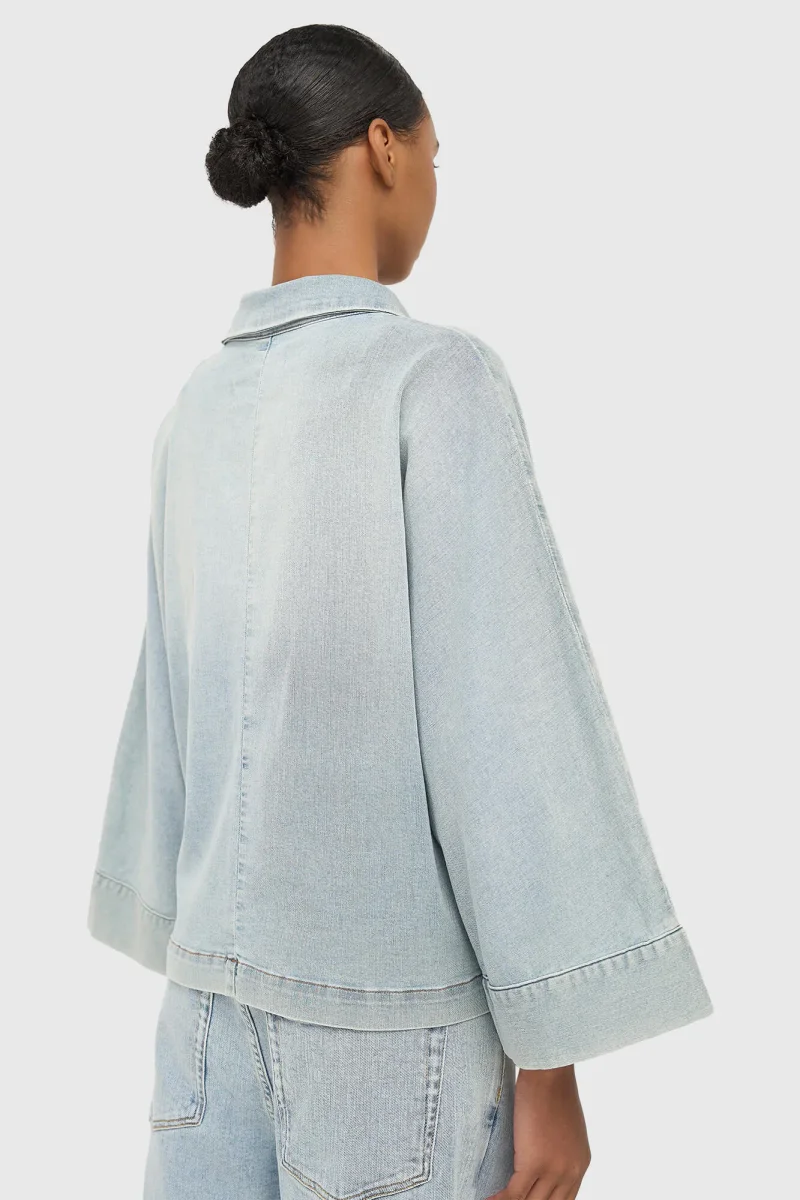 Blouse Dames Denim Kimono Carl 565