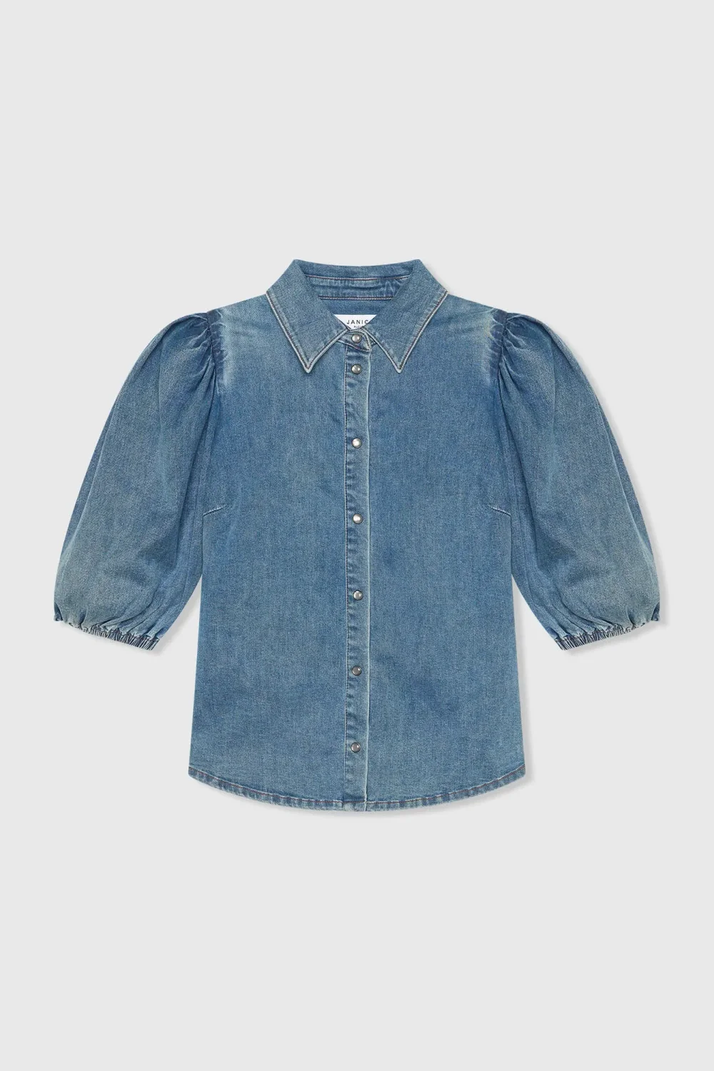 Blouse Dames Denim Pofmouw Lars 932