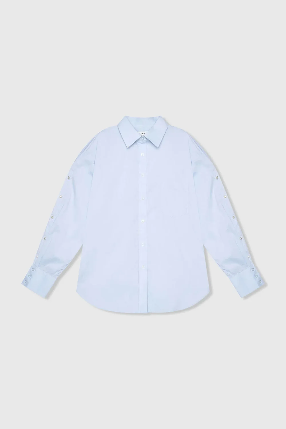 Blouse Dames Katoen Blauw Paul