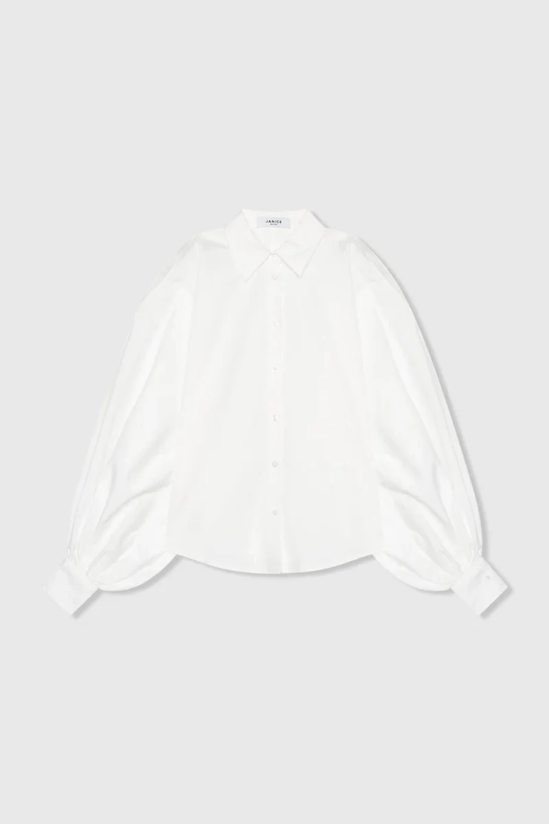 Blouse Dames Katoen Wit Stone Cut Out