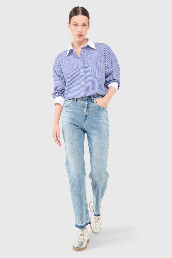 Kygo Blouse Streep Strass